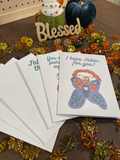 Kindness Kreatures Fall Greeting Card Set – Illustrated Collection