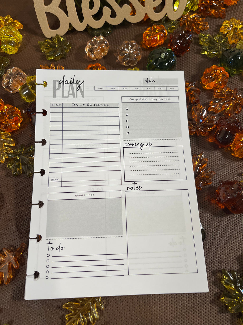 Kindness Kreatures Journal Refill – Monthly Planning Insert Pack
