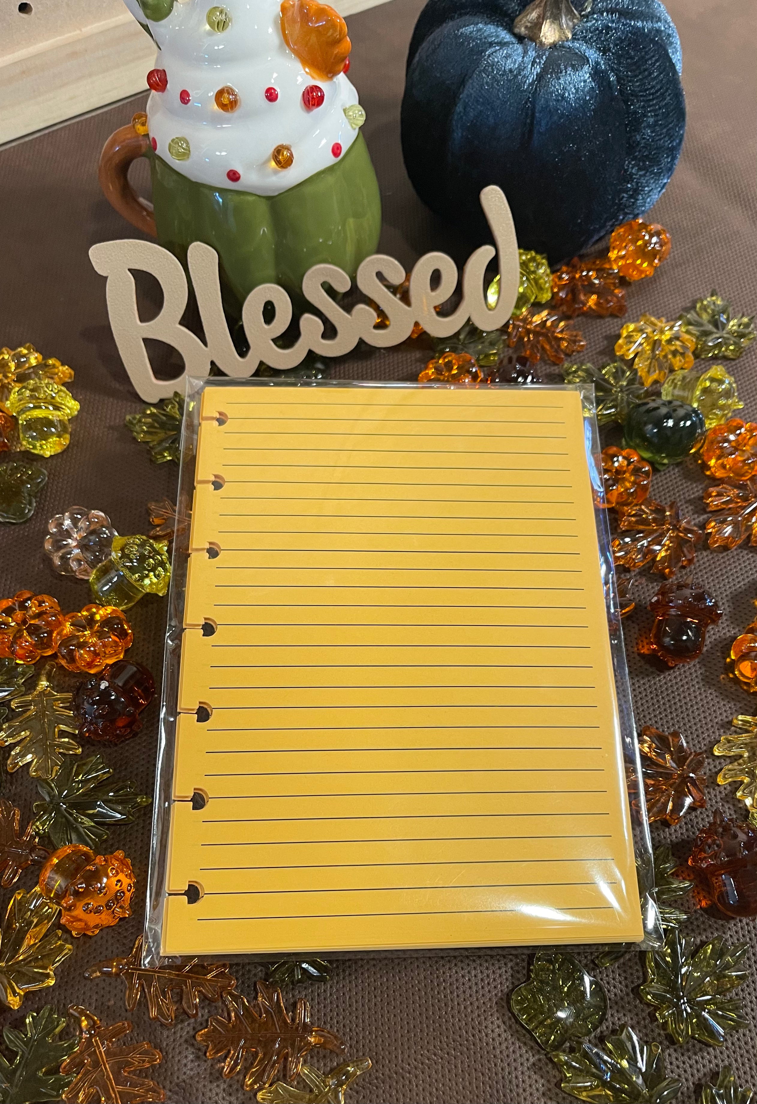 Kindness Kreatures Journal Refill – Fall Color Lined Paper Packs