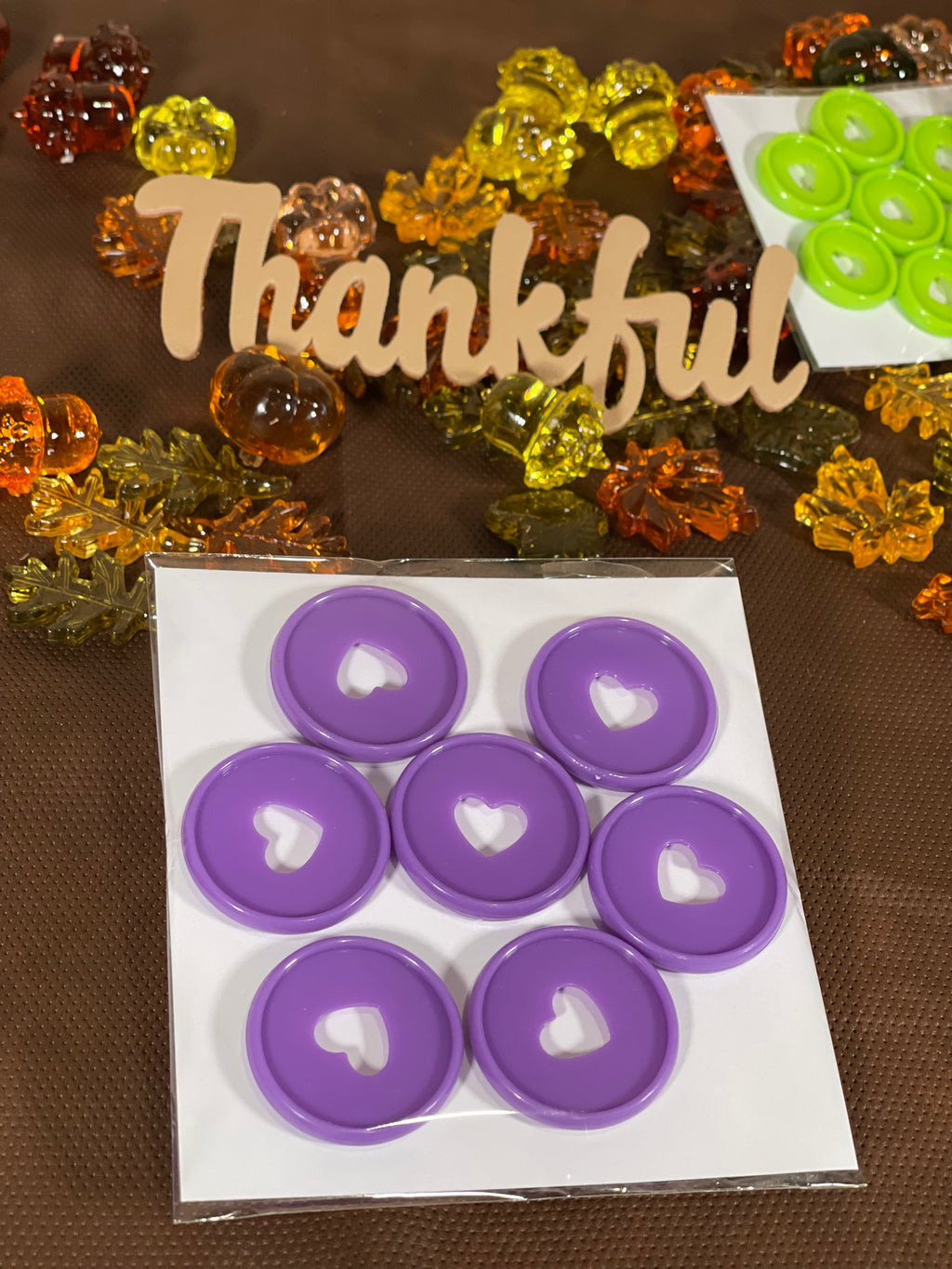 Kindness Kreatures Journal Accessories – Large Heart Disc Pack (Set of 7) 1.4" (35mm)