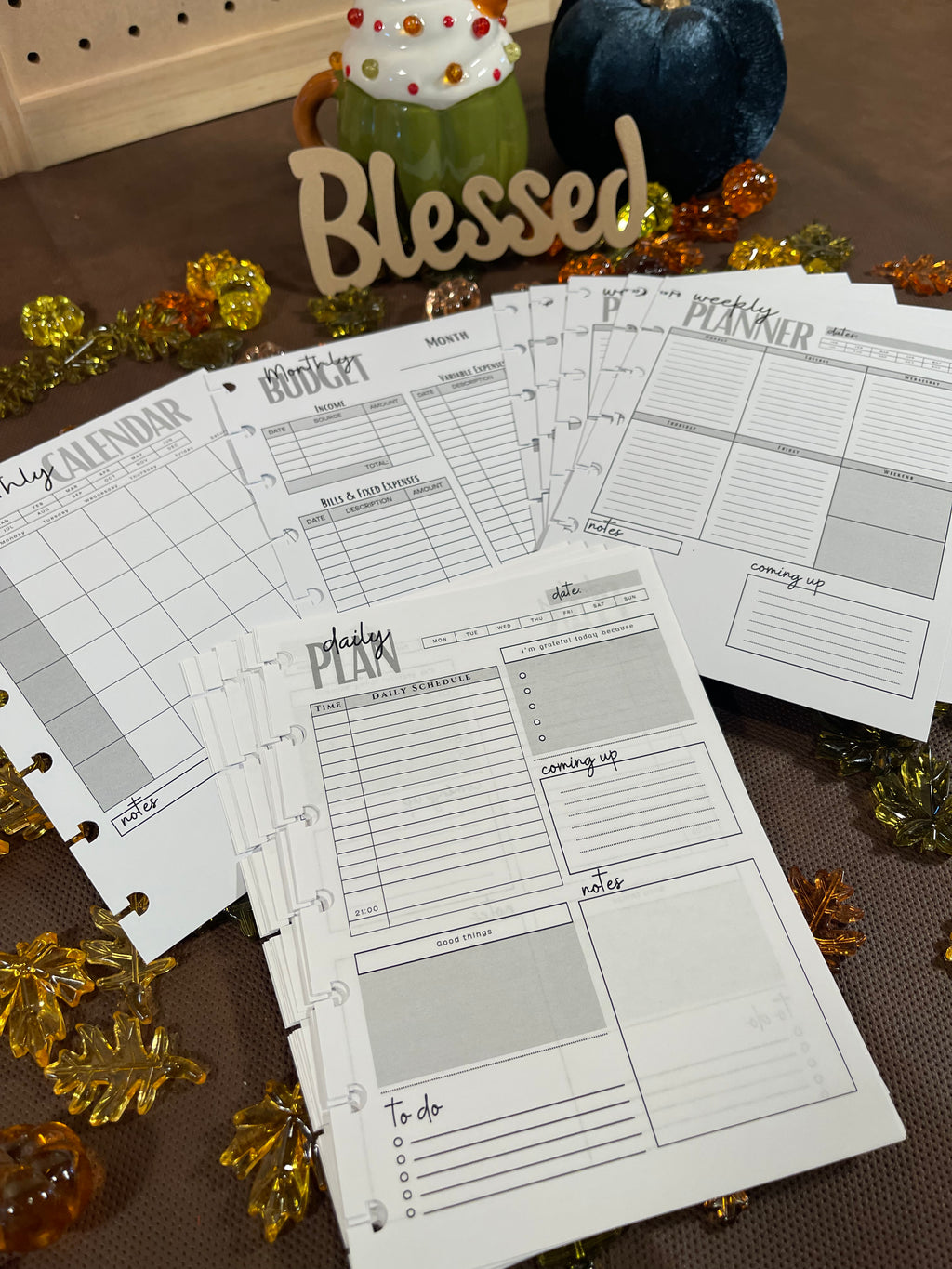 Kindness Kreatures Journal Refill – Monthly Planning Insert Pack