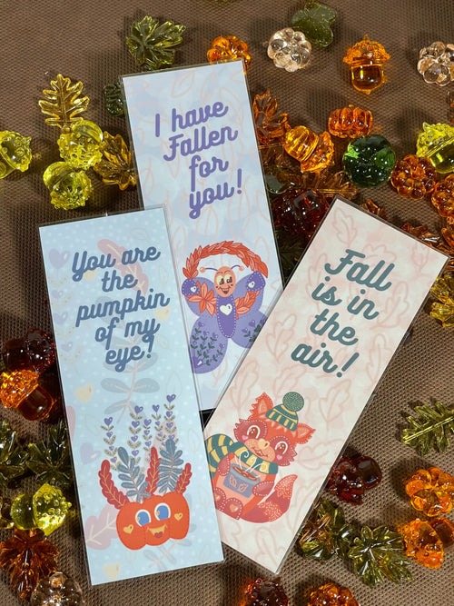 Fall Kindness Kreatures Bookmark Collection