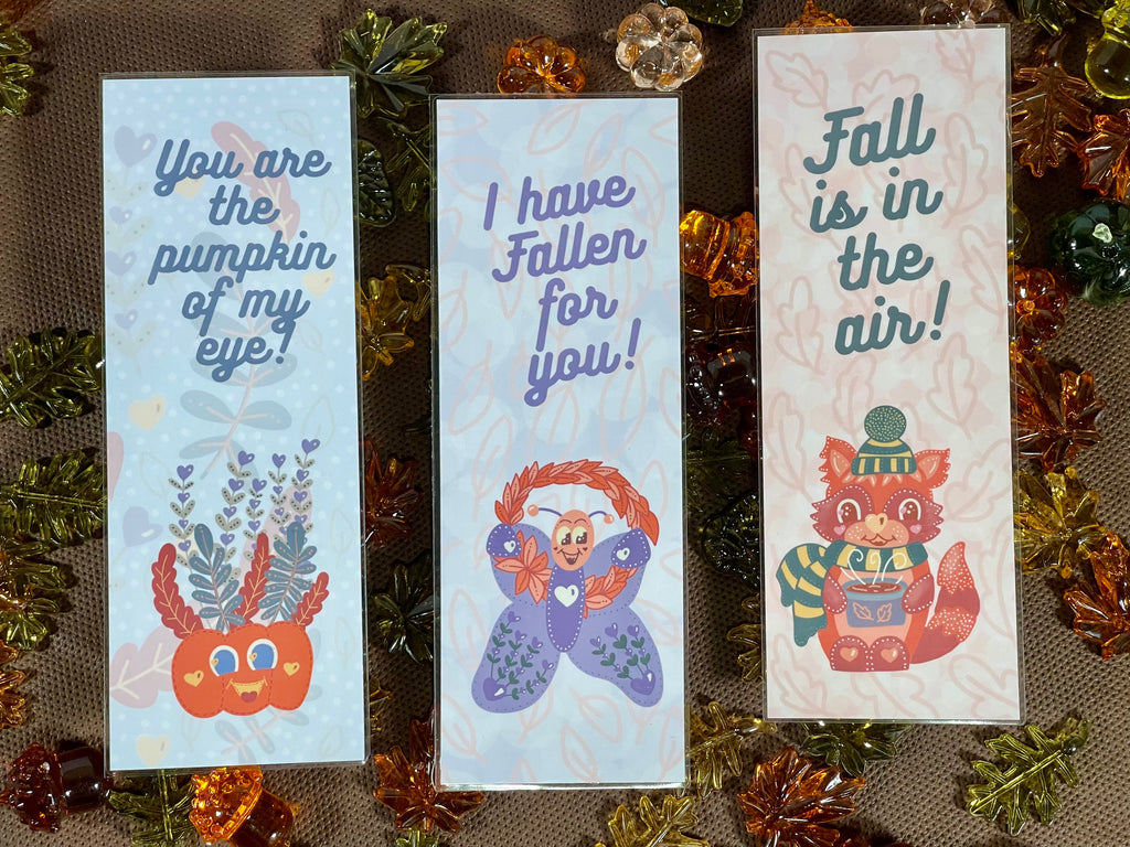 Fall Kindness Kreatures Bookmark Collection
