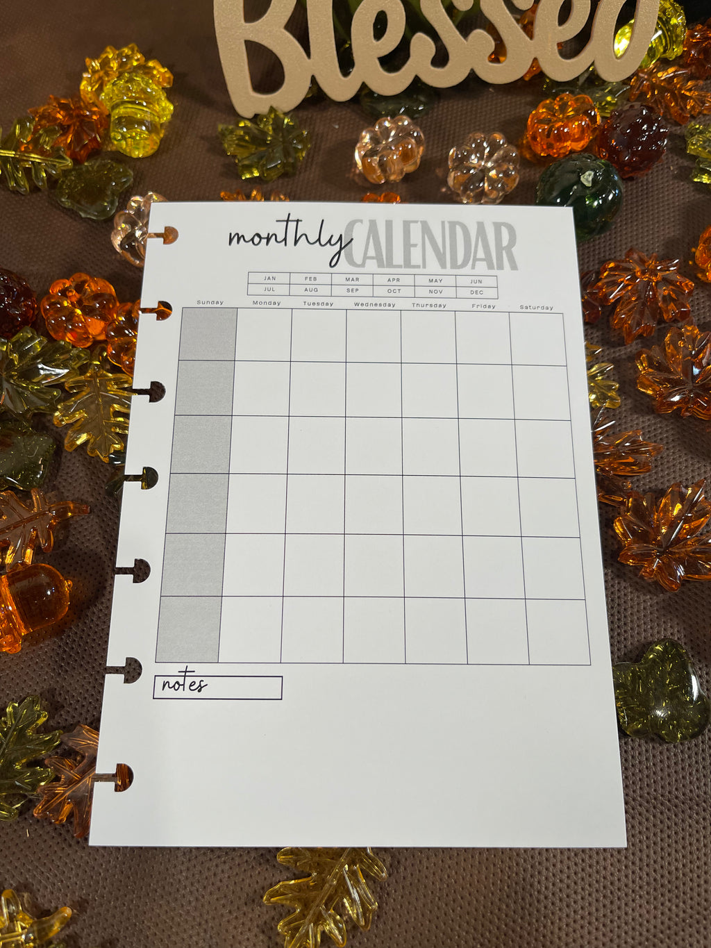 Kindness Kreatures Journal Refill – Monthly Planning Insert Pack