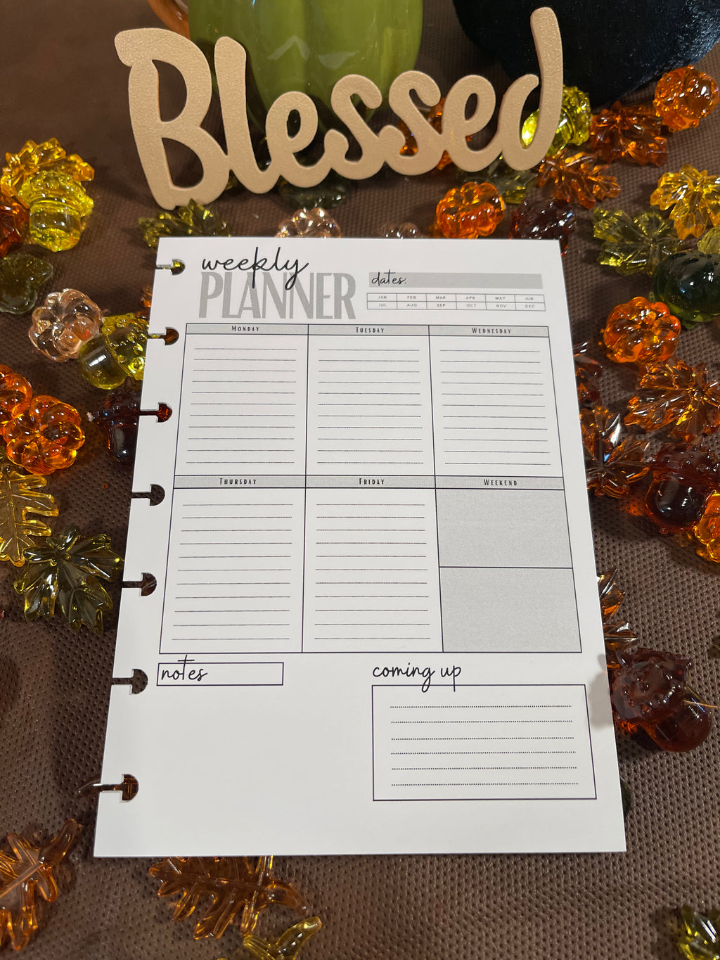Kindness Kreatures Journal Refill – Monthly Planning Insert Pack