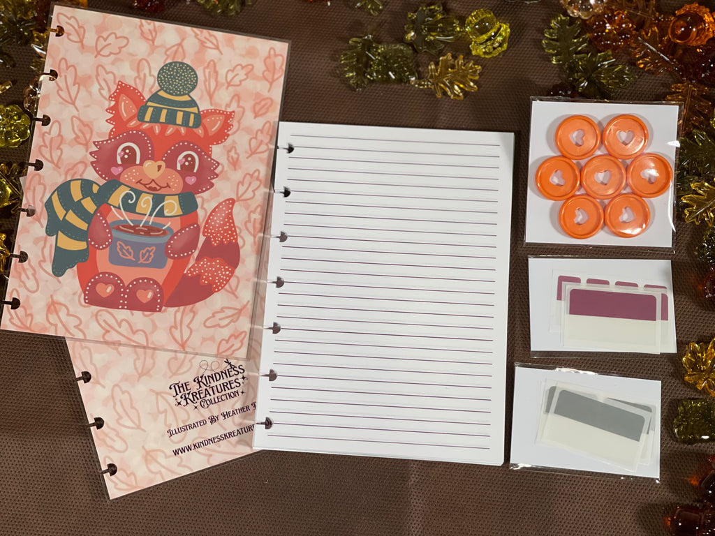 Kindness Kreatures Fall Journal – Orange Fox Edition